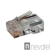 Hyperline PLUG-8P8C-U-C5 Разъем RJ-45(8P8C) под витую пару, категория 5e (50 µ"), универсальный 1шт от компании "Nevatel"