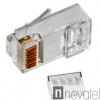 Коннектор UTP RJ45 под однож. кабель (с вставкой), Кат.5 (1шт.) [P88RB03V2I-1] от компании "Nevatel"