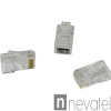 Exegate EX158091RUS Коннектор RJ-45 Кат.5 (V) (8P8C) Exegate под одножильный кабель (1шт) от компании "Nevatel"