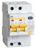Выключатель автоматический дифференциального тока 2п C 16А 30мА тип AC 4.5кА АД-12 3.5мод. ИЭК MAD10 от компании "Nevatel"