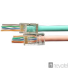 Hyperline PLEZ-8P8C-U-C5-SH Разъем легкой оконцовки RJ-45 (8P8C) под витую пару, категория 5e (50 µ" от компании "Nevatel"