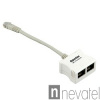 Hyperline SPL-YT4-E2-U2 Разветвитель 4Pr.T568A/T568B -> 2Pr.10BASE + 2Pr.USOC от компании "Nevatel"