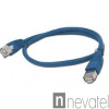 Bion Патч корд UTP кат.5e CCA, 1м, голубой [BCL-PP12-1M/B] от компании "Nevatel"