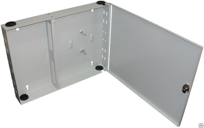 Кросс настенный, предсобранный, 10 портов LC/UPC duplex, 9/125 мкм, (сплайс, пигтейлы, кдзс, планки, от компании "Nevatel"