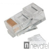 Коннектор UTP RJ45 под однож. кабель (с вставкой), Кат.5 (100шт.) [P88RB03V2I] от компании "Nevatel"