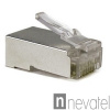 Hyperline PLUG-8P8C-U-C6-SH Разъем RJ-45(8P8C) под витую пару, категория 6 (50 µ"/ 50 микродюймов),  от компании "Nevatel"