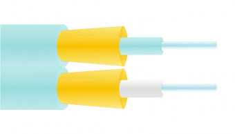 Оптический кабель, duplex, MM 50/125, OM3, 3.0мм, LSZH от компании "Nevatel"