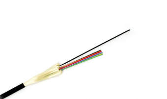 Оптический кабель IN/OUT,  OS1, 9/125, 2 волокна, LSZH, черный от компании "Nevatel"