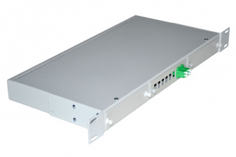 Кросс 19", предсобранный 1U, 2 порта LC/APC duplex, 9/125 мкм, (сплайс, пигтейлы, кдзс, планки, адаптеры) от компании "Nevatel"