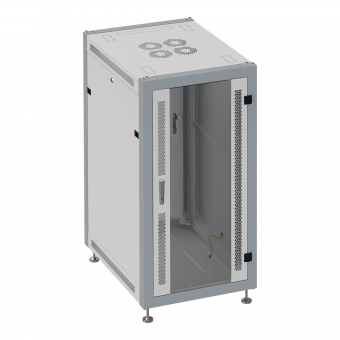 SYSMATRIX SL 6037.712 Шкаф монтажный телекоммуникационный 19" напольный 37U 600x1000x1780mm (ШхГхВ) передняя дверь стекло, задняя дверь металл, поворотная ручка с замком, цвет серый (RAL 7035/RAL 7000) от компании "Nevatel"